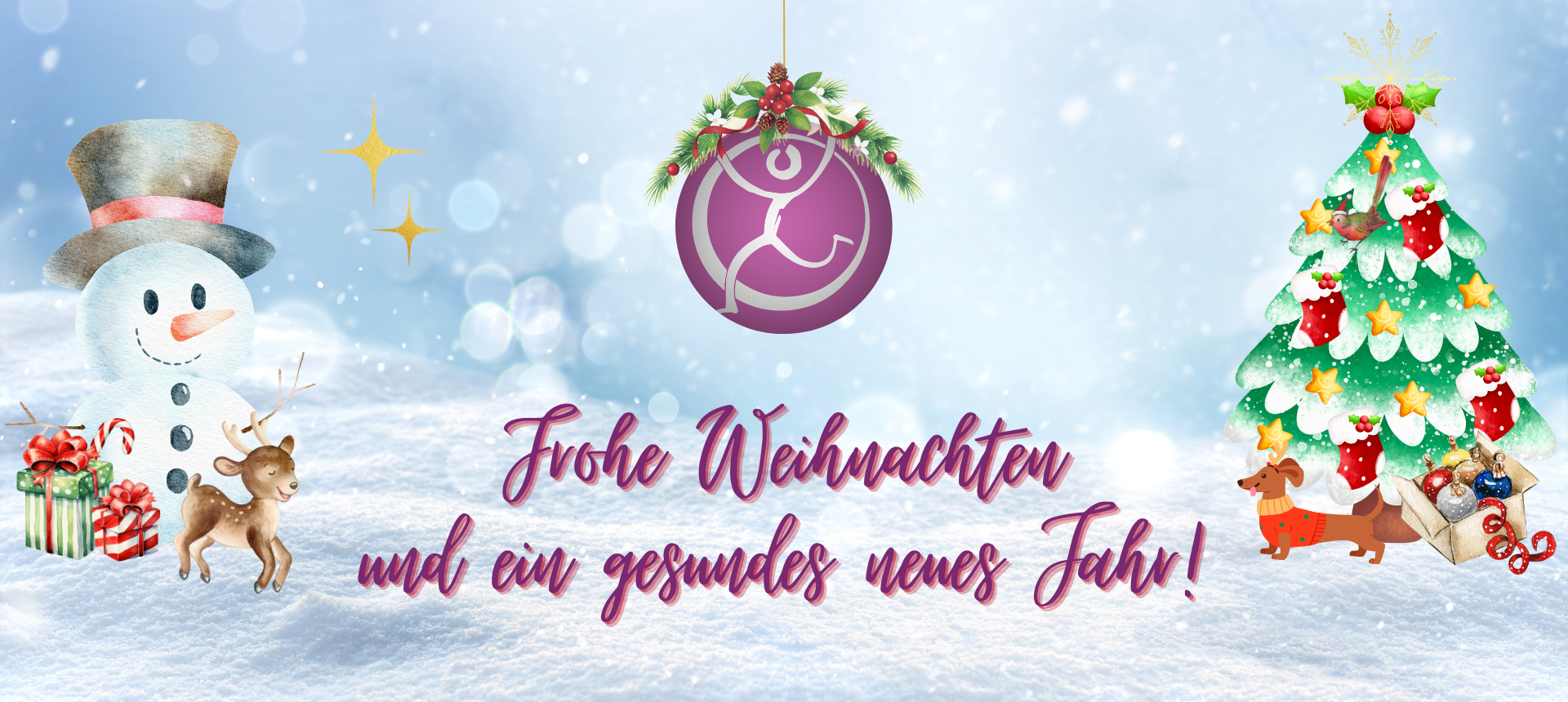Frohe Weihnachten und ein gesundes neues Jahr