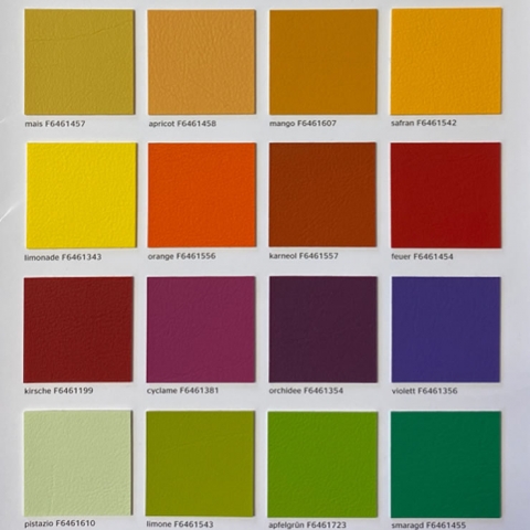 Skai® Tundra Kunstleder Farben für ergonomische Bürostühle