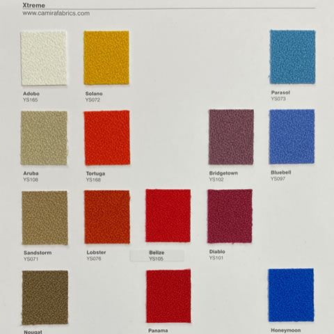 Xtreme Farben aus recyceltem Polyester für ergonomische Bürosessel